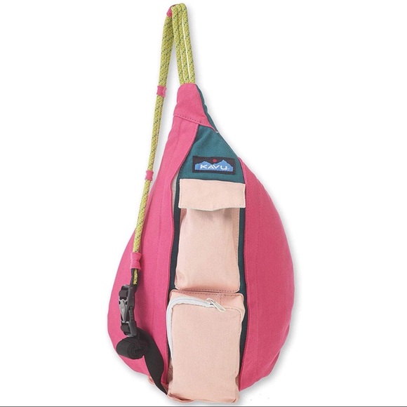 Kavu Handbags - KAVU Mini Rope Bag Cotton Sling in Fruit Salad